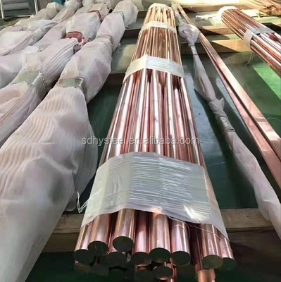 Giá tốt. C11000 đồng siêu tinh khiết đồng thanh thanh tròn chiều dài phẳng 300-6000 trực tuyến