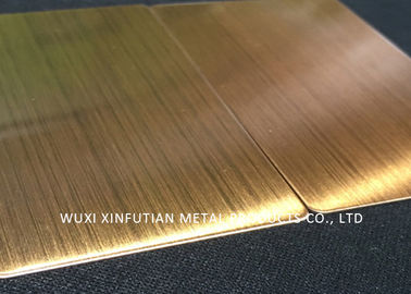 Giá tốt. Vàng Ti 304 bề mặt thép không gỉ kết thúc chống ăn mòn cho trang trí trực tuyến