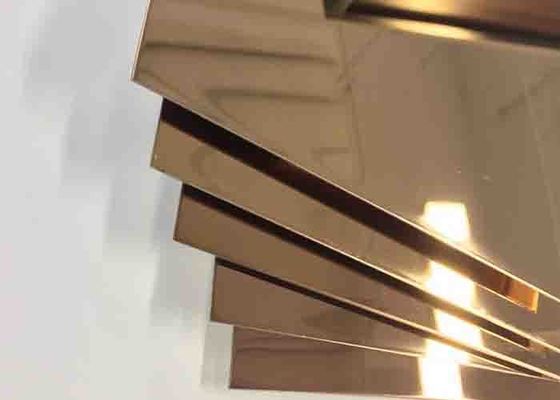 Giá tốt. Khắc kết thúc bằng vàng gương 1219mm Sus 201 thép không gỉ trực tuyến